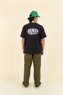 Radiall Label Crew Neck T-Shirt - Black