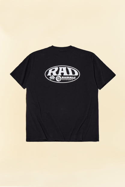 Radiall Label Crew Neck T-Shirt - Black