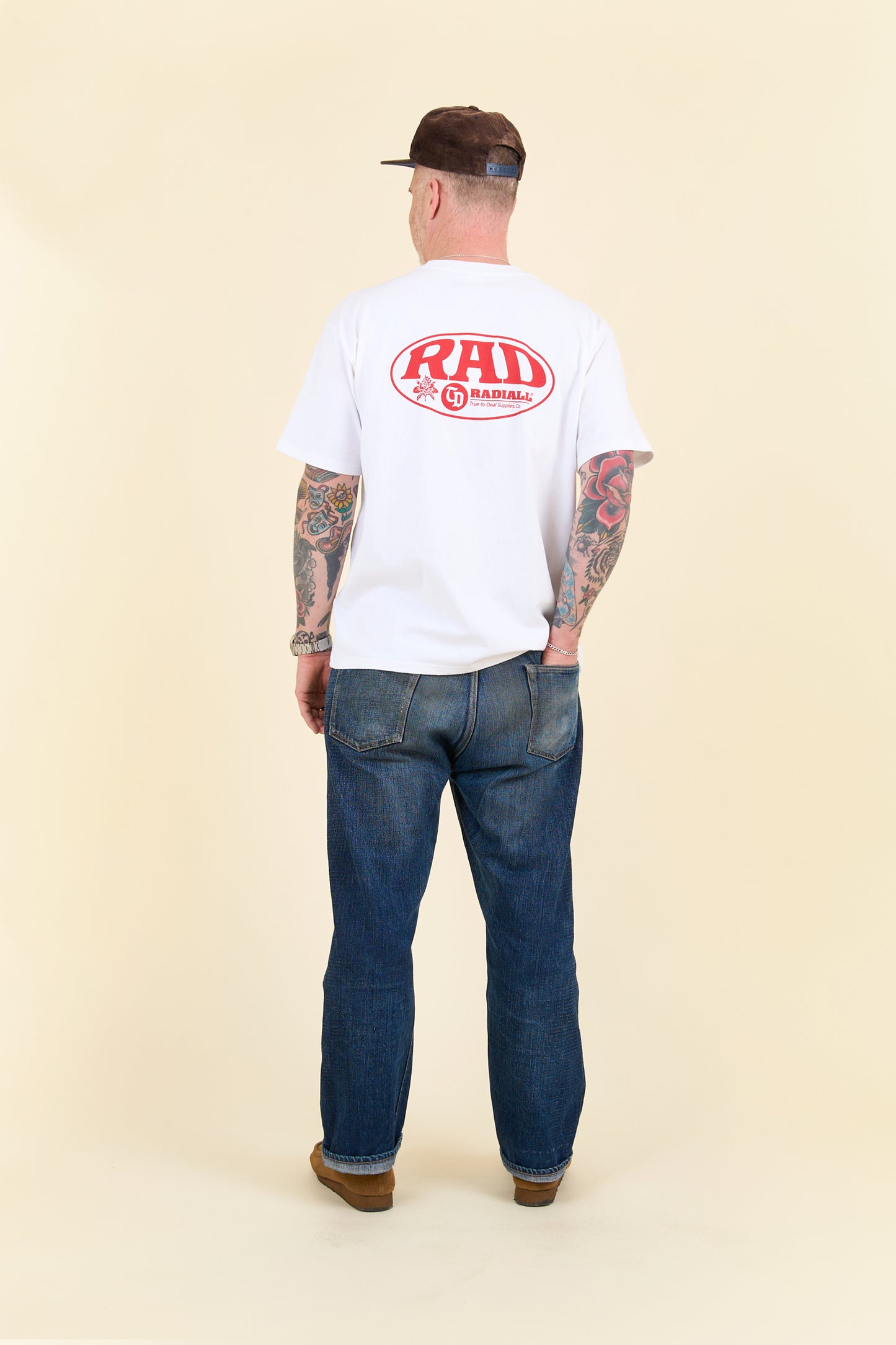 Radiall Label Crew Neck T-Shirt - White