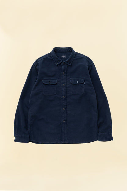 Rats Moleskin B.D Shirt - Navy