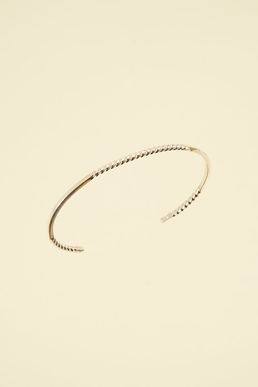 SunKu Twist Bangle - Silver [SK-285-001]