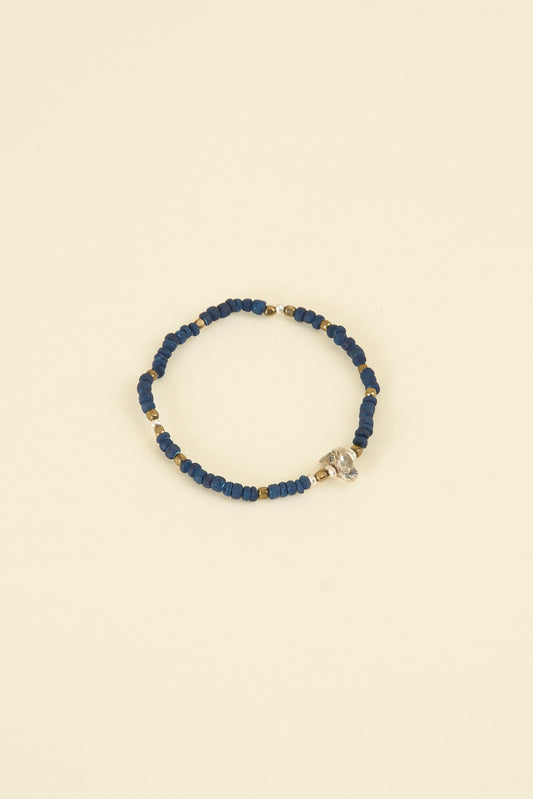 SunKu Indigo Dye Small Beads Bracelet [SK-013]