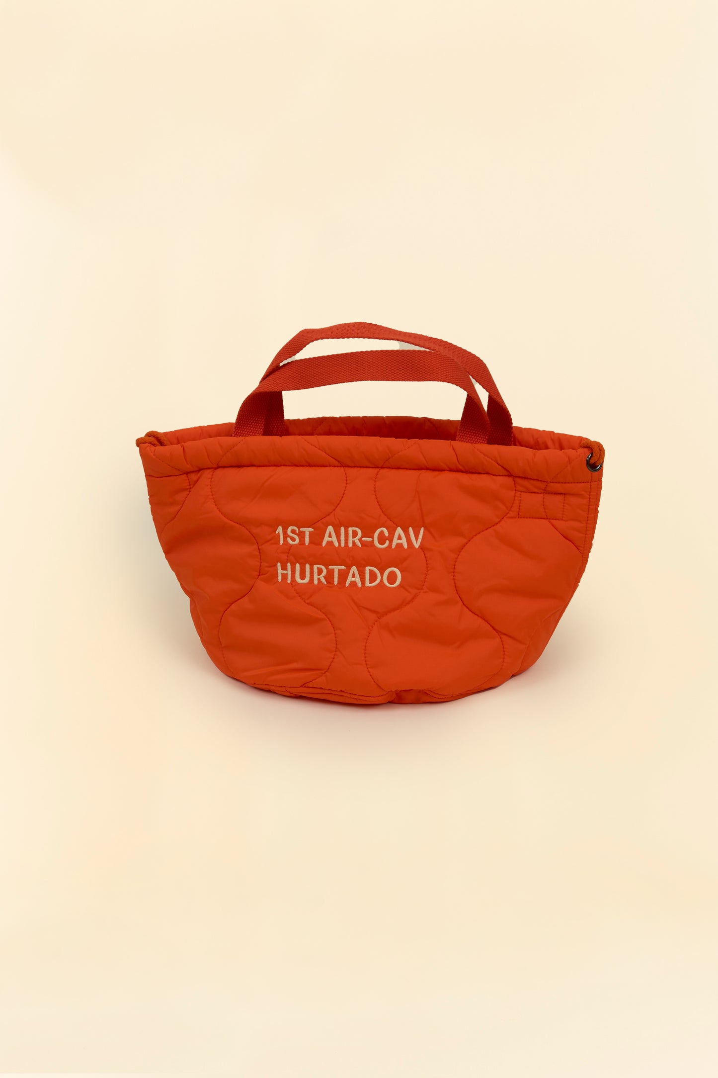 Pherrow's Skull Quilted Bag-  Orange