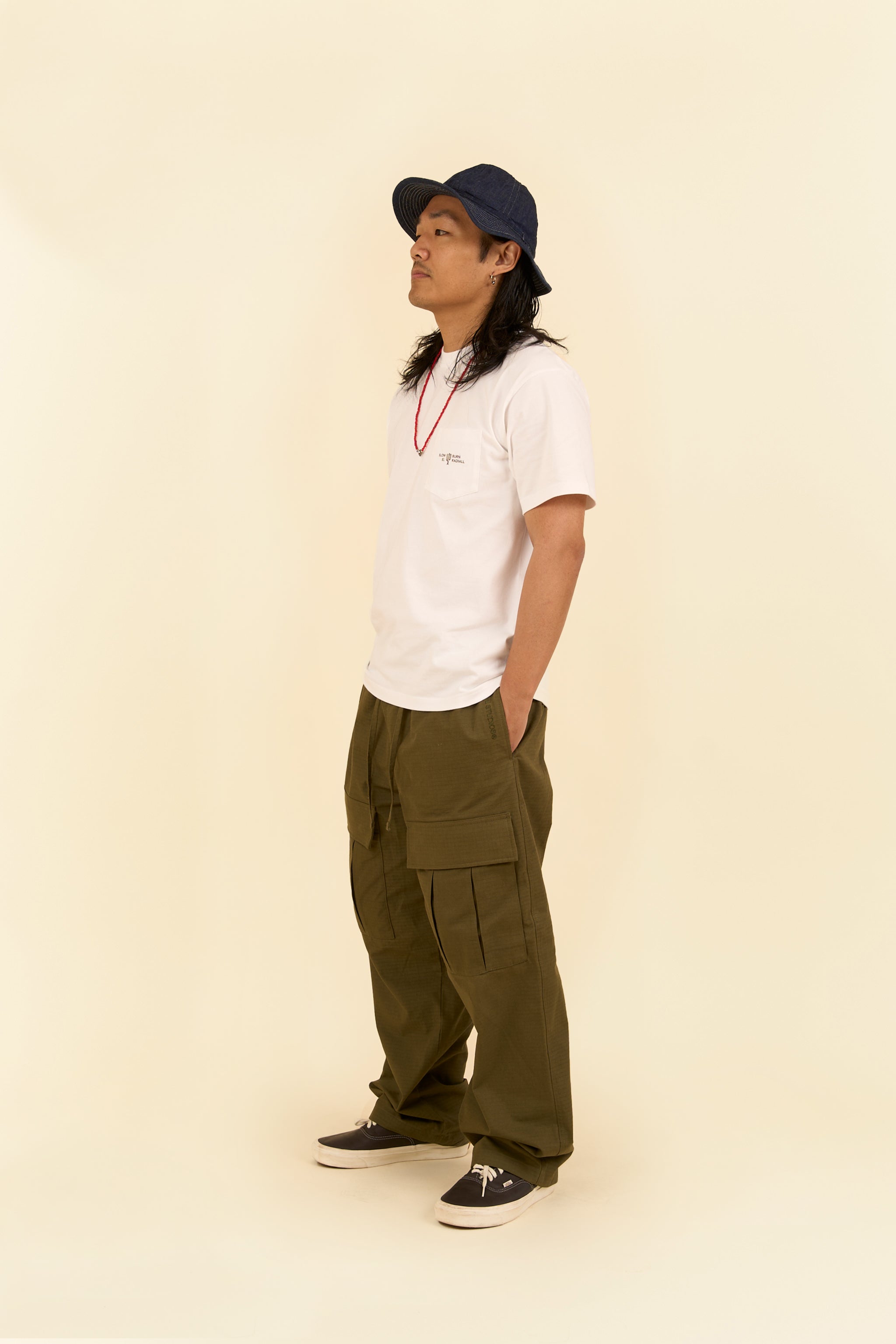 Radiall "Too Hot"  Crew Neck T-Shirt - White