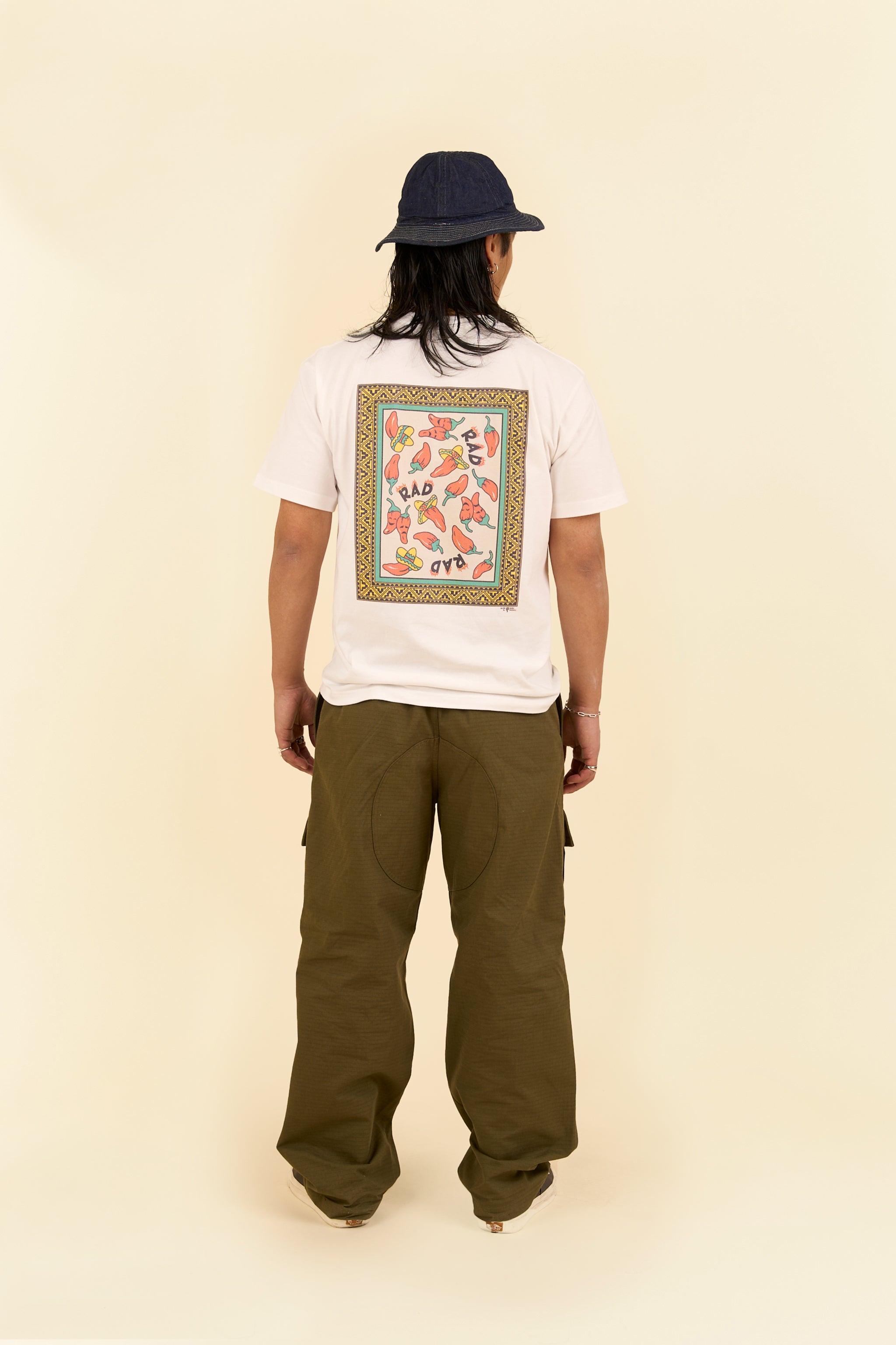 Radiall "Too Hot"  Crew Neck T-Shirt - White