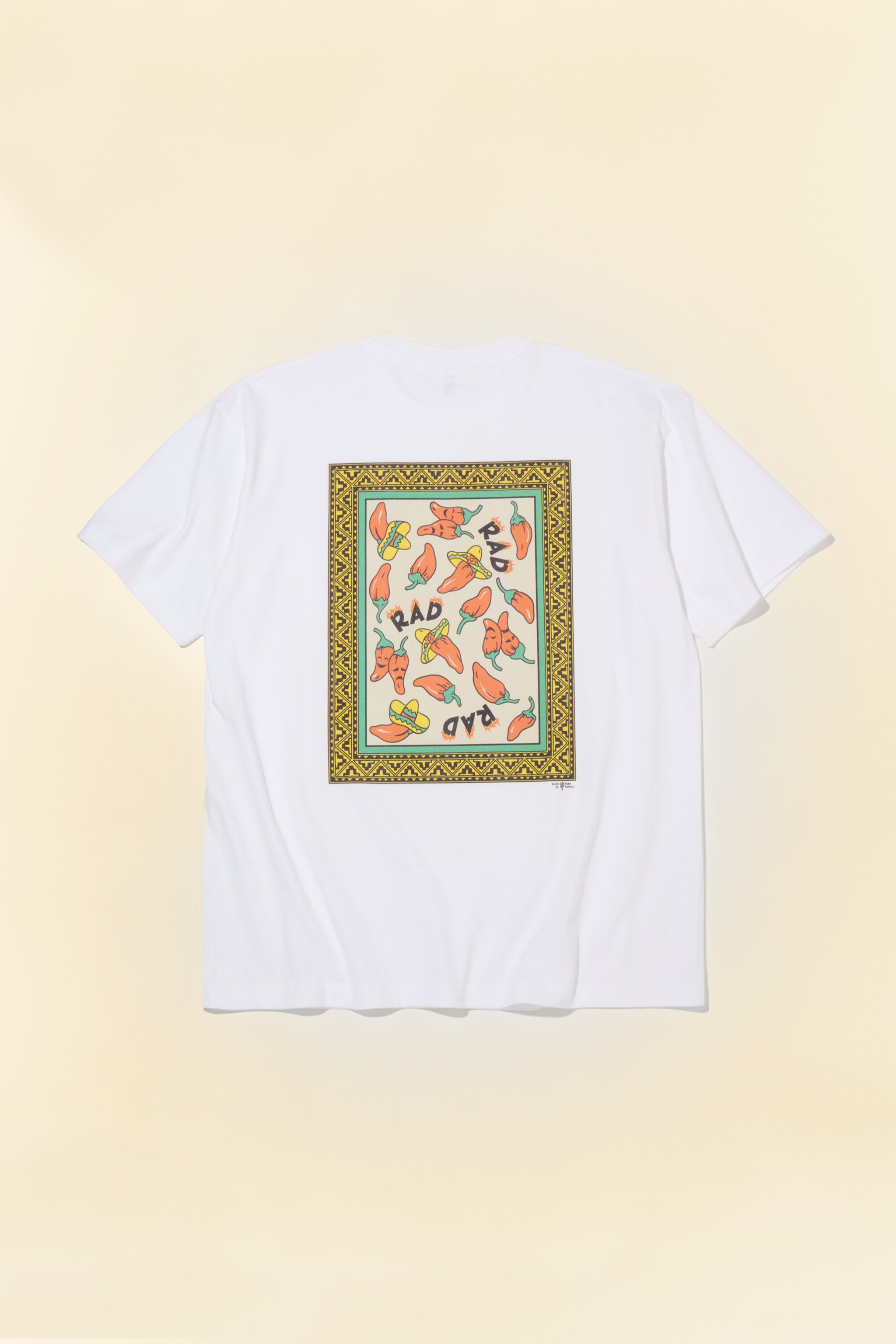 Radiall "Too Hot"  Crew Neck T-Shirt - White