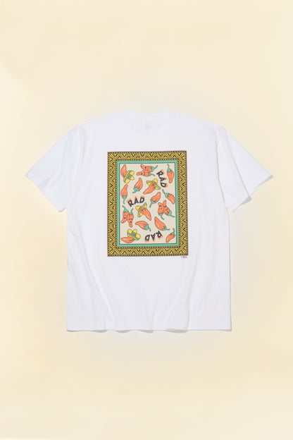 Radiall "Too Hot"  Crew Neck T-Shirt - White