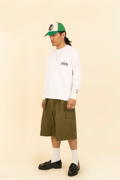 Rats Solidarity Pocket Long Sleeve - White