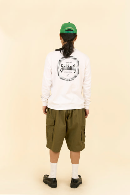 Rats Solidarity Pocket Long Sleeve - White