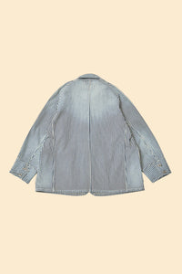 POST O'ALLS Engineers' Jacket - Hickory Stripe
