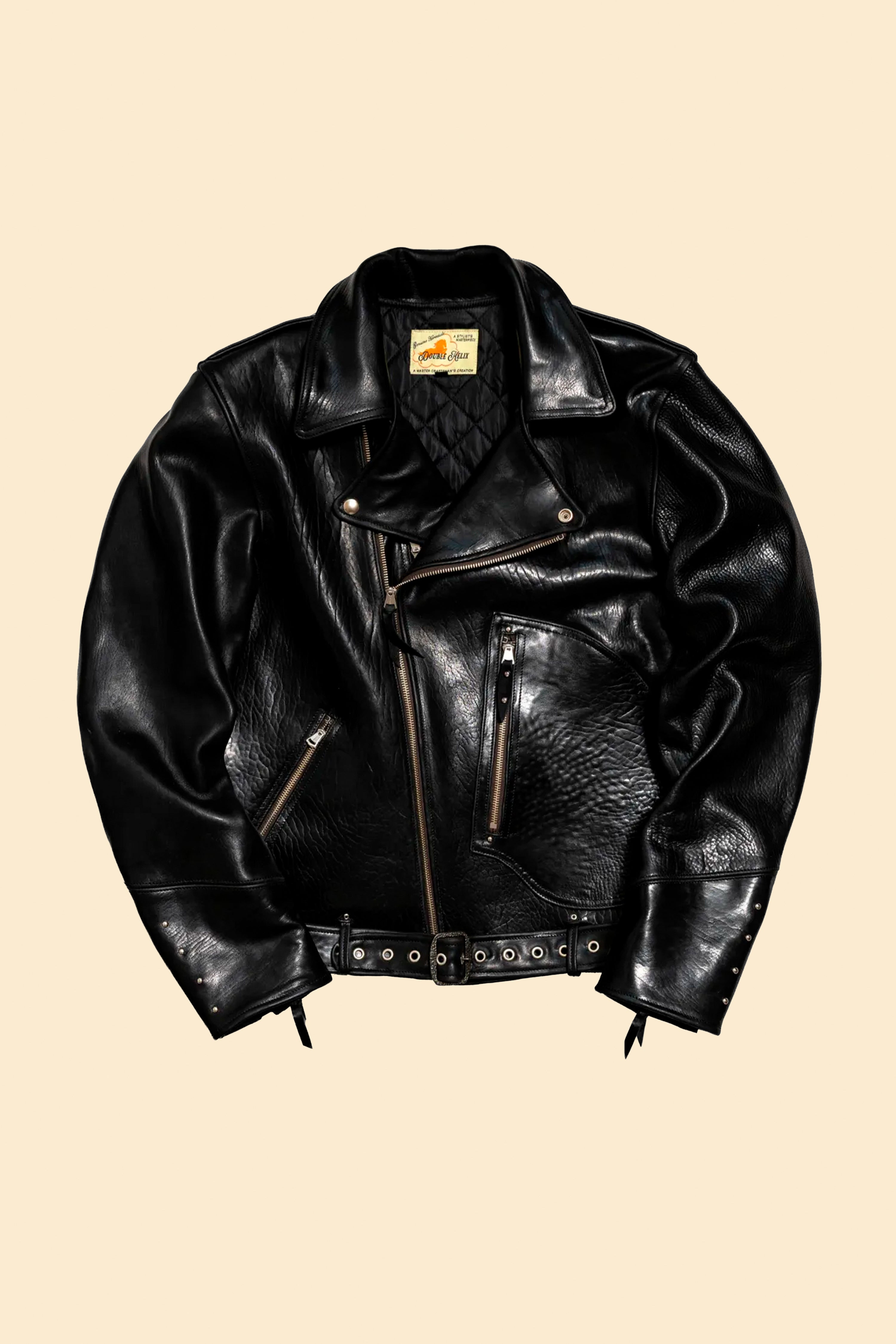 Double Helix Falconer Leather Riders Jacket