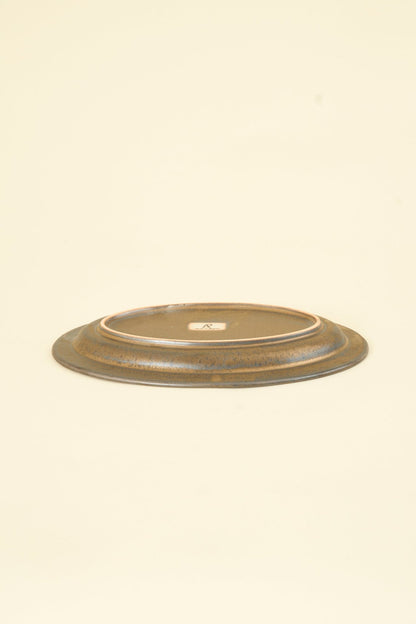 CHIPS Inc. Ancient Pottery Oval Plate - Brass - CHIPS inc. - URAHARA