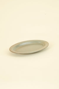 CHIPS Inc. Ancient Pottery Oval Plate - Gray - CHIPS inc. - URAHARA