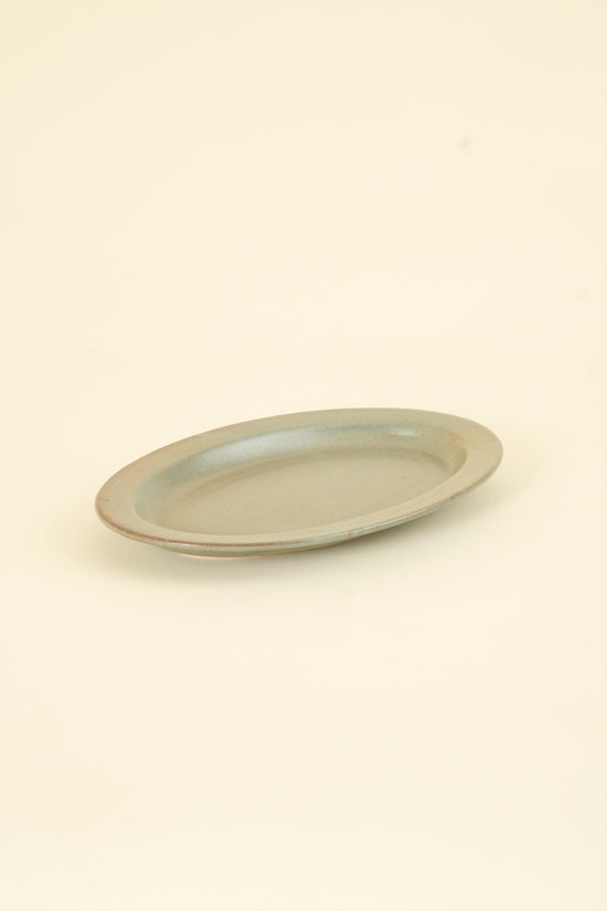 CHIPS Inc. Ancient Pottery Oval Plate - Gray