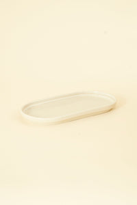 CHIPS Inc. Smith Stacking Oval Plate - Vanilla - CHIPS inc. - URAHARA