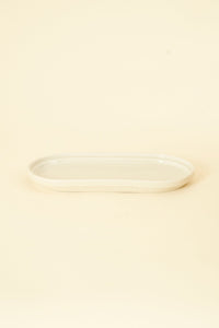 CHIPS Inc. Smith Stacking Oval Plate - Vanilla - CHIPS inc. - URAHARA