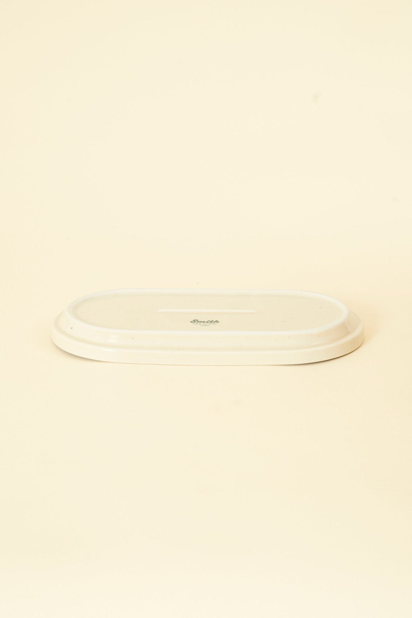 CHIPS Inc. Smith Stacking Oval Plate - Vanilla - CHIPS inc. - URAHARA