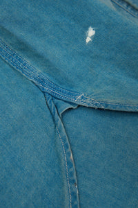 BOW WOW Solid Blue Chambray Shirt