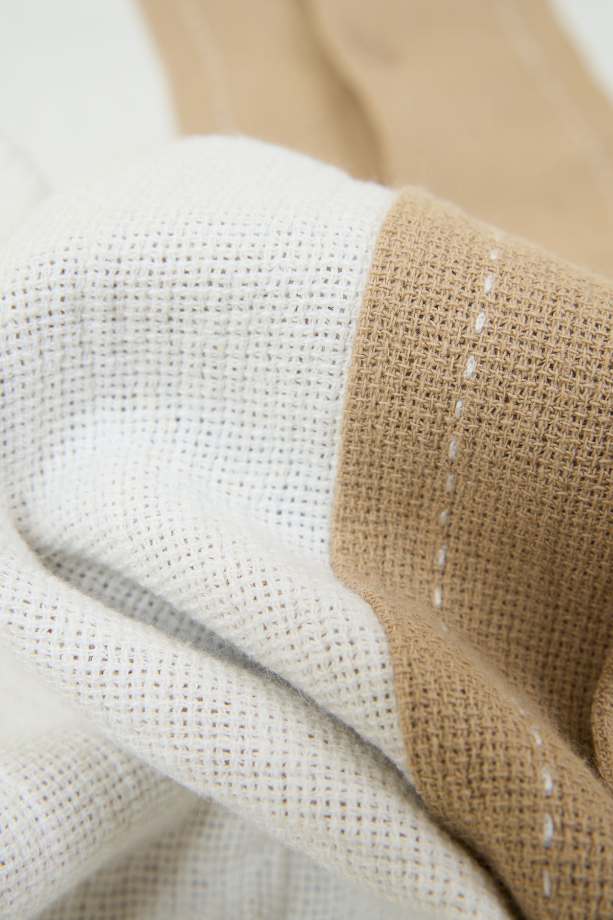 Radiall Fleetline Short Sleeve Shirt - Beige/Off White