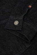 Radiall Classic 350 Top Trucker Jacket - Deep Black