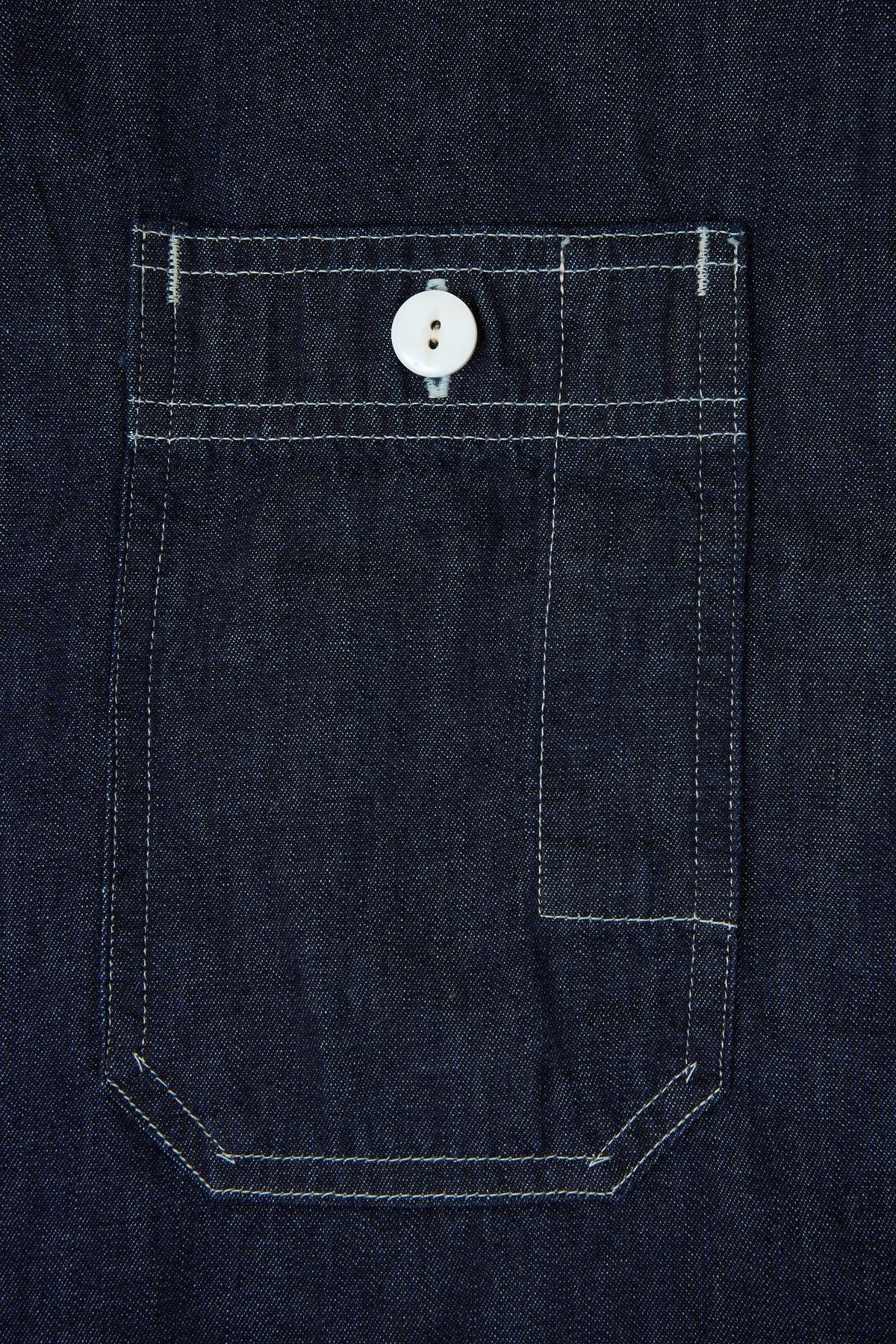 POST O'ALLS No. 6 Shirt - Indigo Light Denim