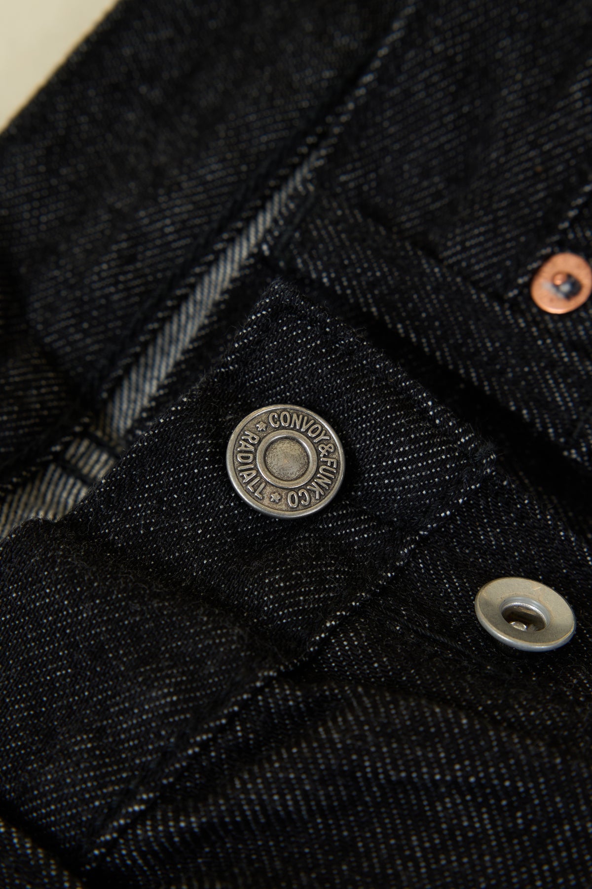 Radiall Kustom 350B Straight Fit Jeans - Deep Black