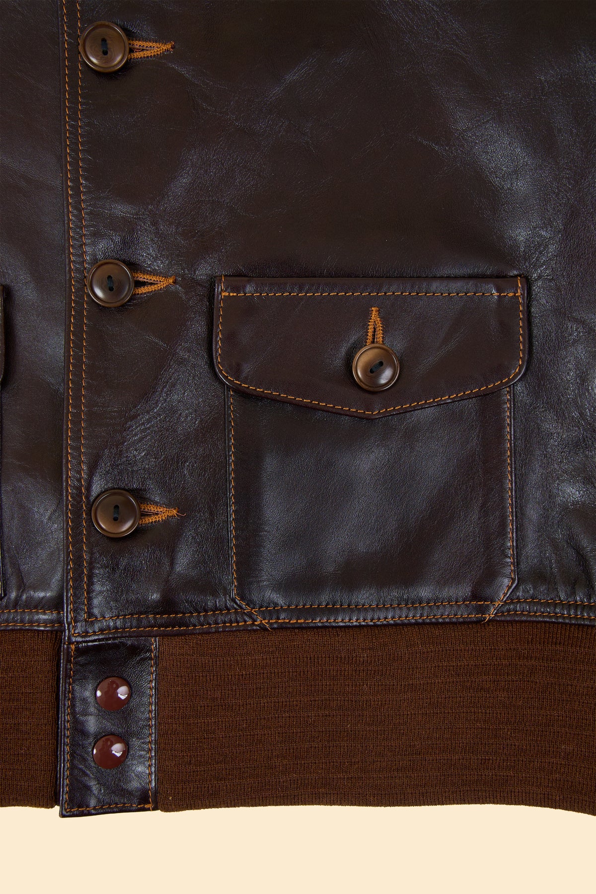 Double Helix Type A-1 Leather Flight Jacket