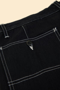 Radiall Chev Wide Fit Carpenter Pants - Black