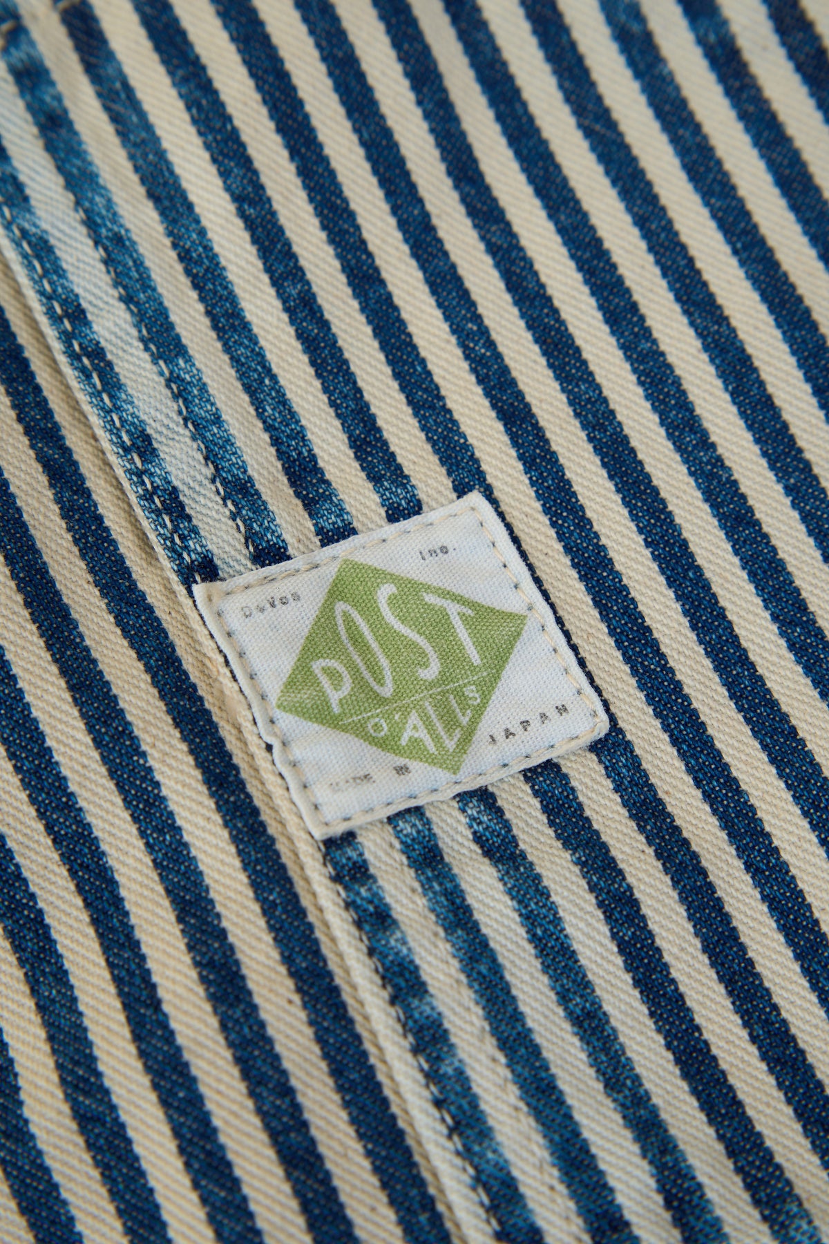 POST O'ALLS Engineers' Jacket - Hickory Stripe