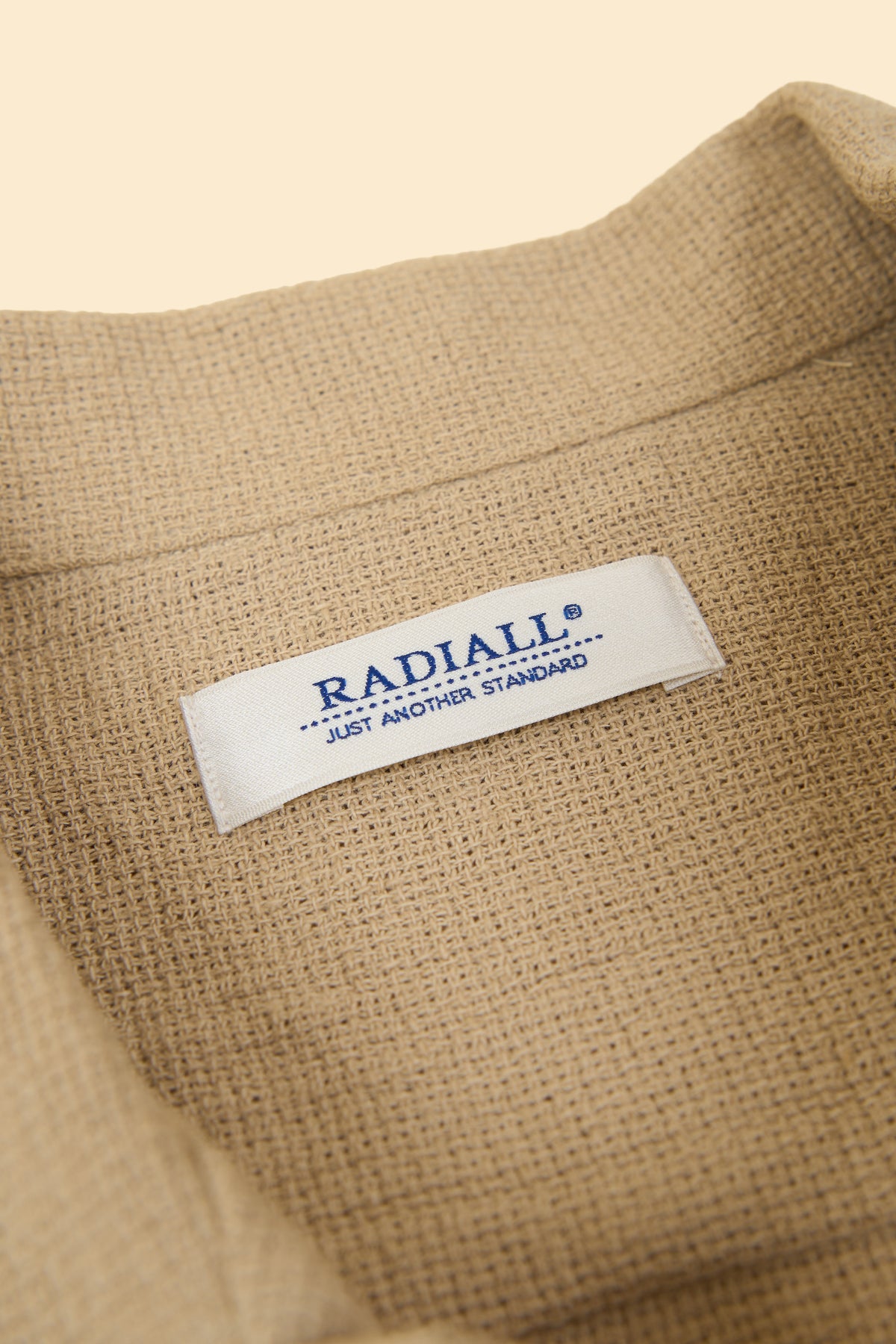 Radiall Fleetline Short Sleeve Shirt - Beige/Off White