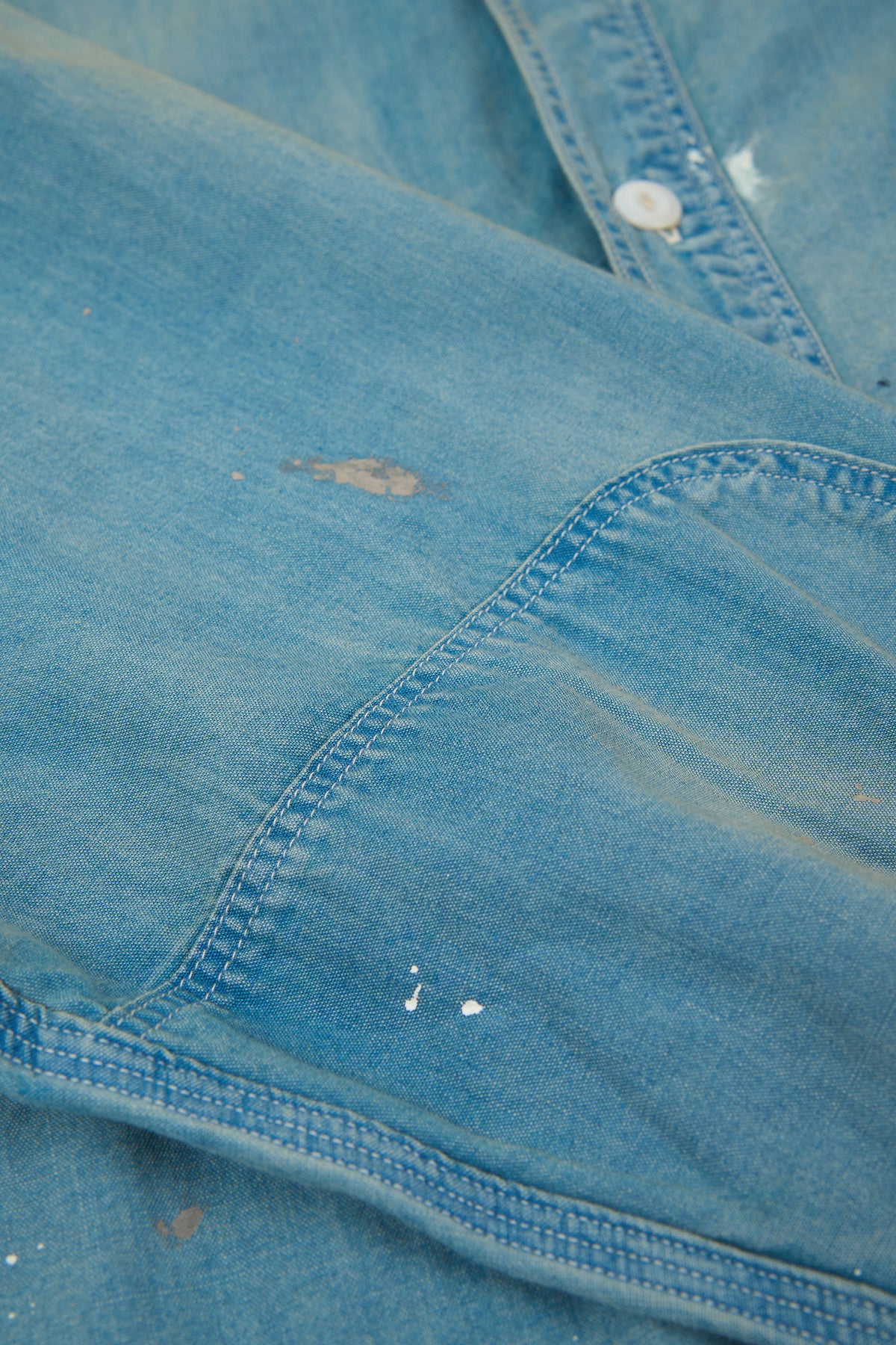 BOW WOW Solid Blue Chambray Shirt