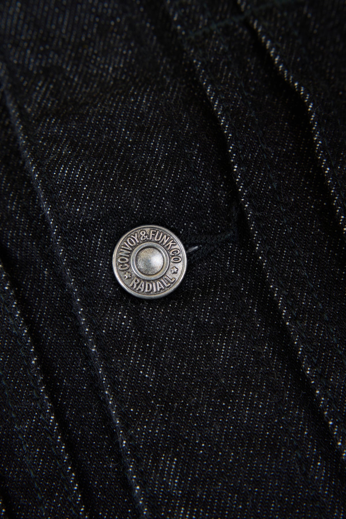 Radiall Classic 350 Top Trucker Jacket - Deep Black