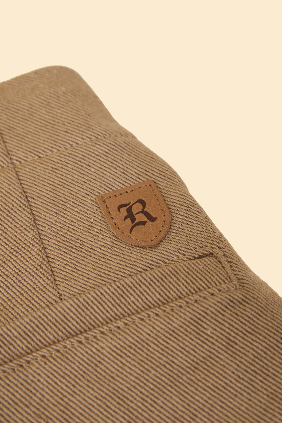 Radiall Fleetline Wide Fit Pleated Trousers - Sand Beige