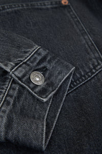 Radiall Classic 350 Top Trucker Jacket - Light Black