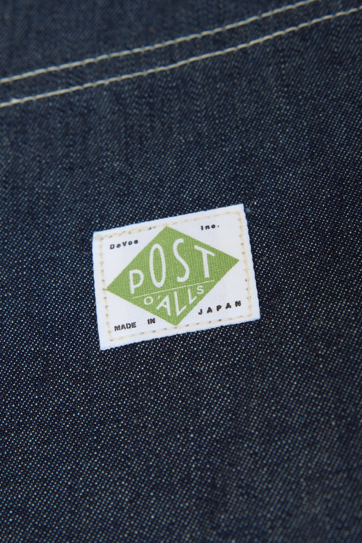 POST O'ALLS W-Knee Dungaree - Indigo 10 oz. Denim