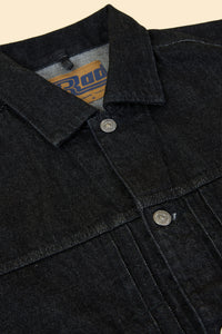 Radiall Classic 350 Top Trucker Jacket - Deep Black