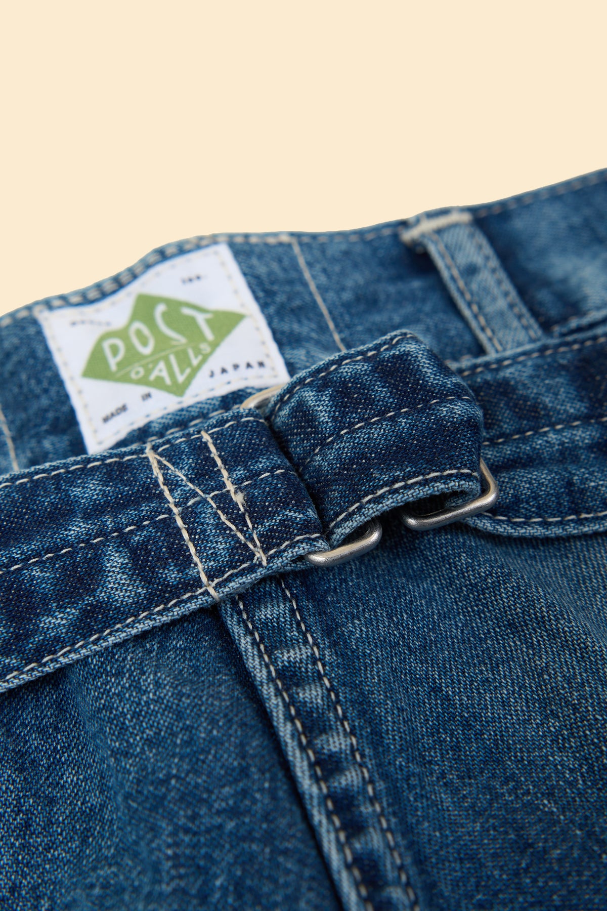 POST O'ALLS Army Pants - Indigo Worn Wash