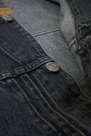Radiall Classic 350 Top Trucker Jacket - Light Black