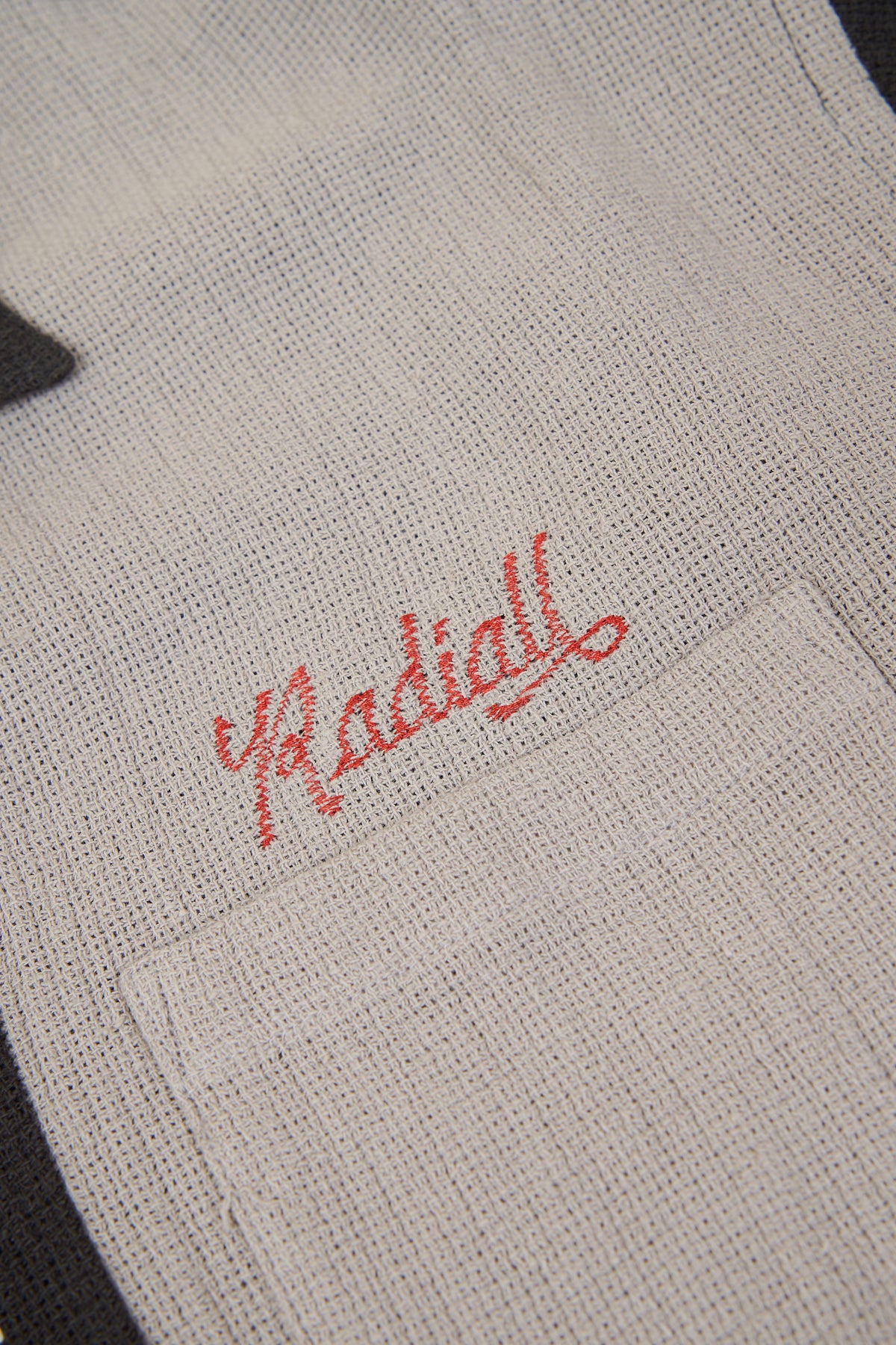 Radiall Fleetline Short Sleeve Shirt - Ink Black/Gray