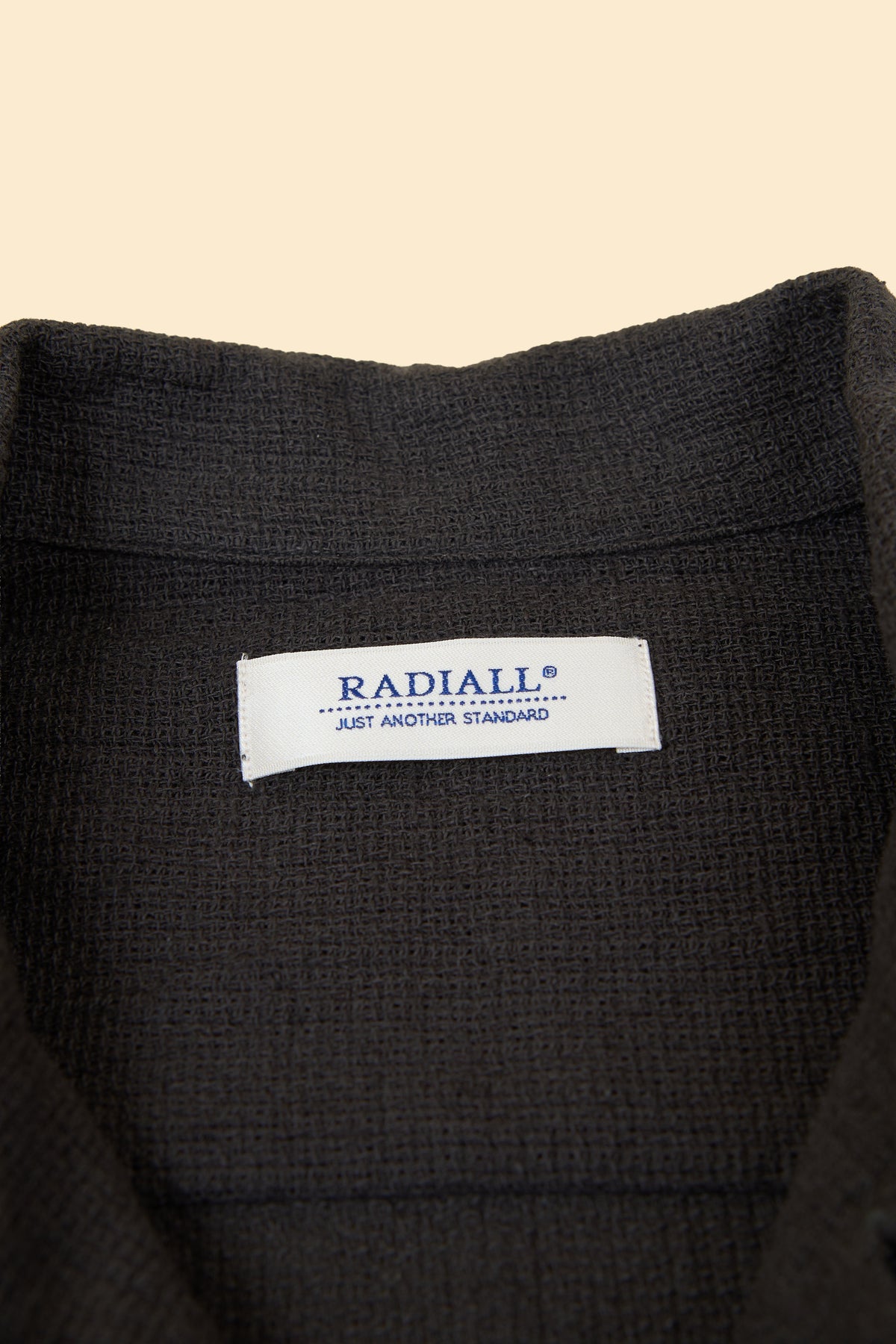 Radiall Fleetline Short Sleeve Shirt - Ink Black/Gray