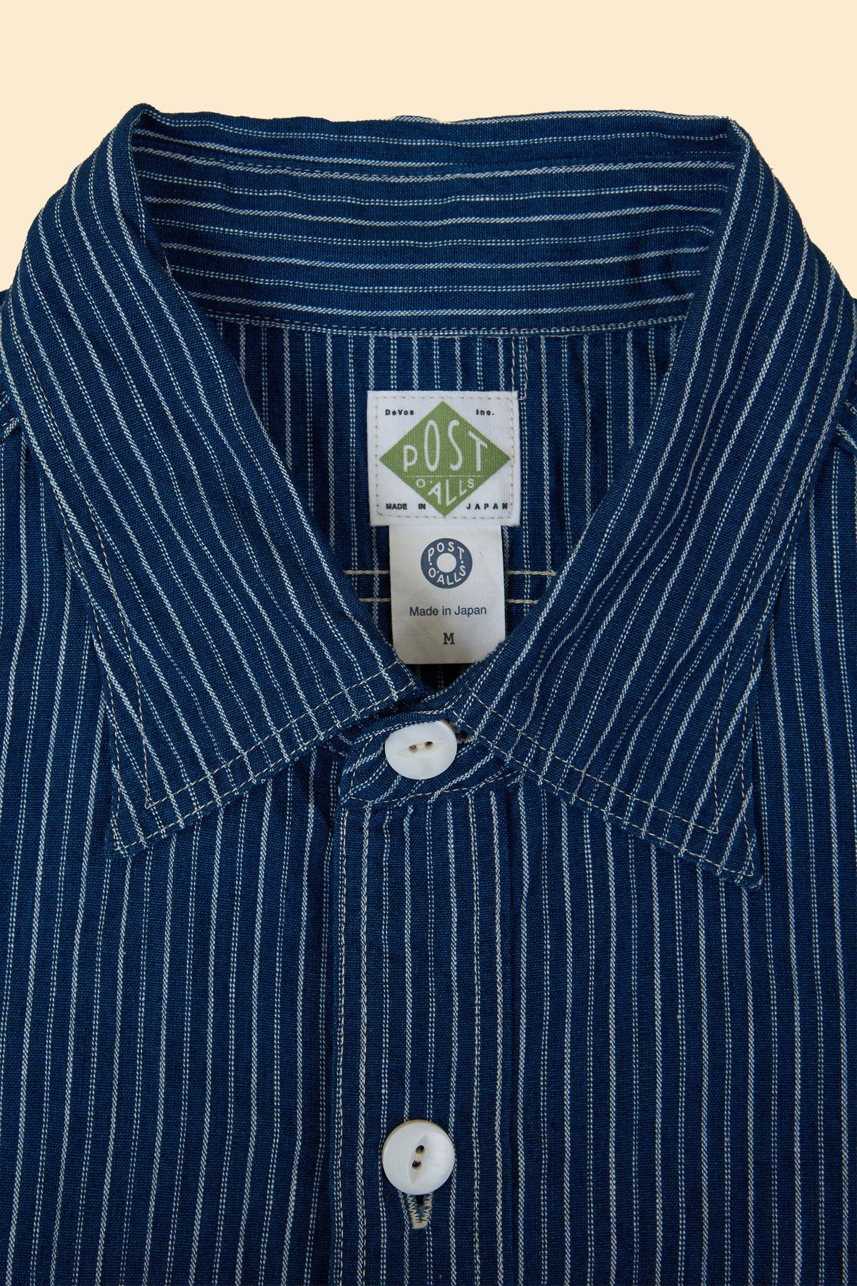 POST O'ALLS No. 6 Shirt - Vintage Calico Stripe