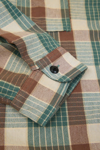 BOW WOW Repaired Mountain Pocket Flannel Shirt