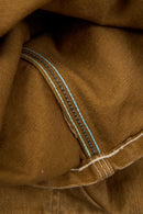POST O'ALLS W-Knee Dungaree - Brown Vintage Canvas