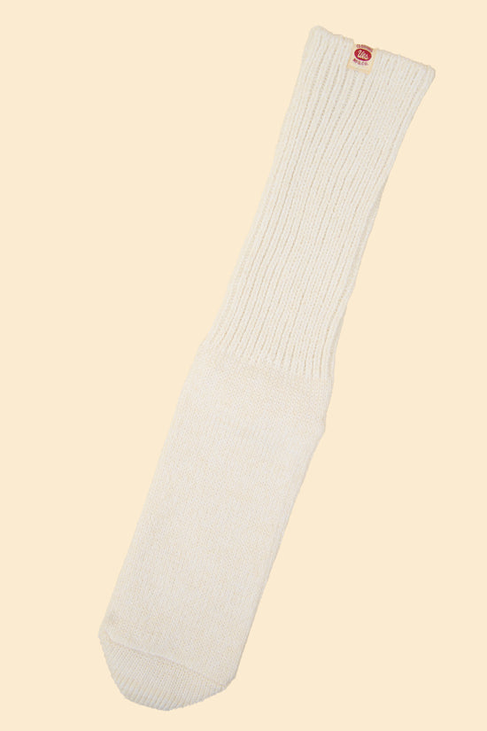 UES Melange Crew Length Socks - White