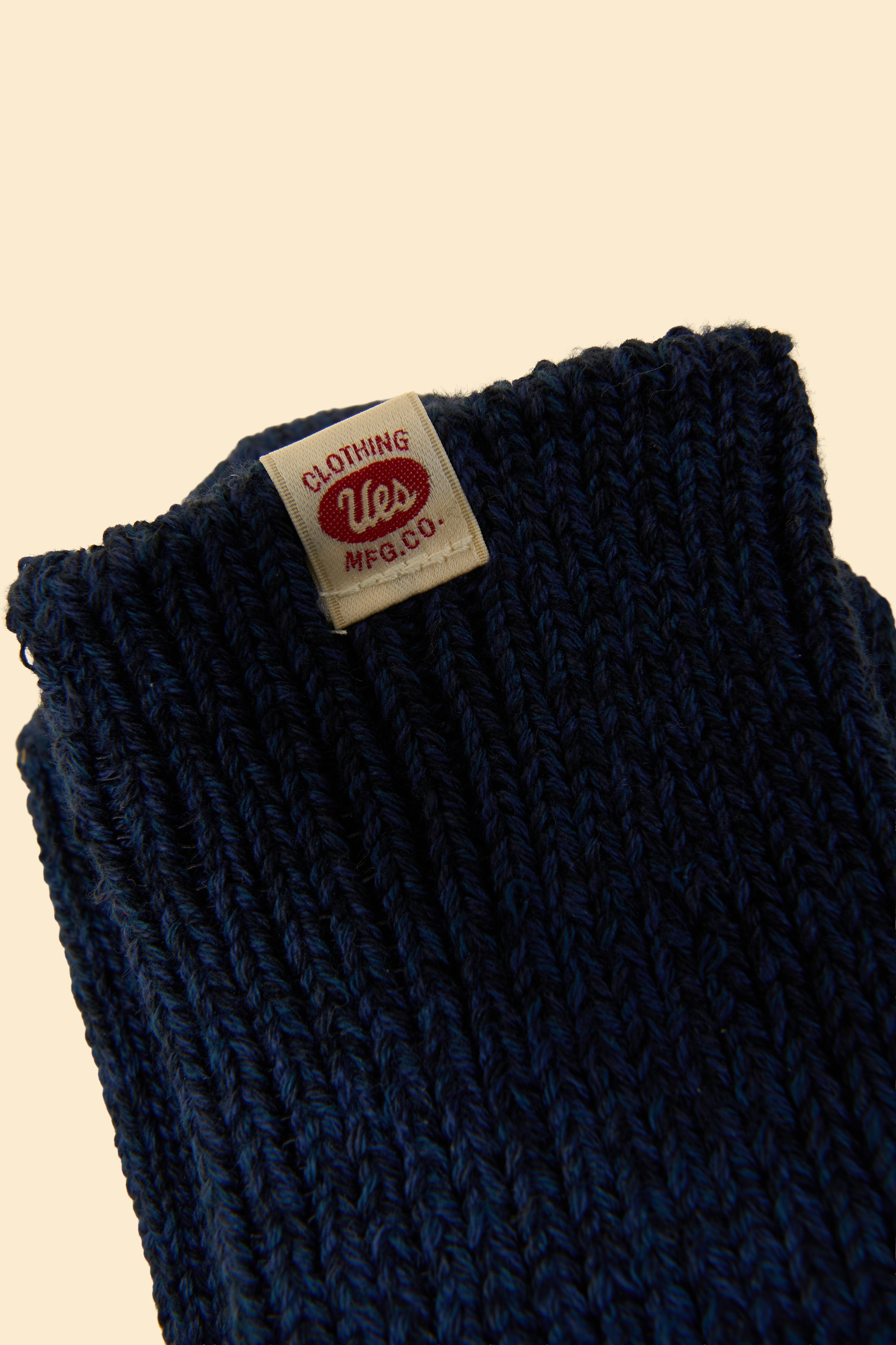 UES Melange Crew Length Socks - Navy