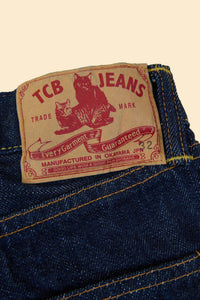 TCB Jeans 50's XX Mid Rise Straight Denim - 13.5oz