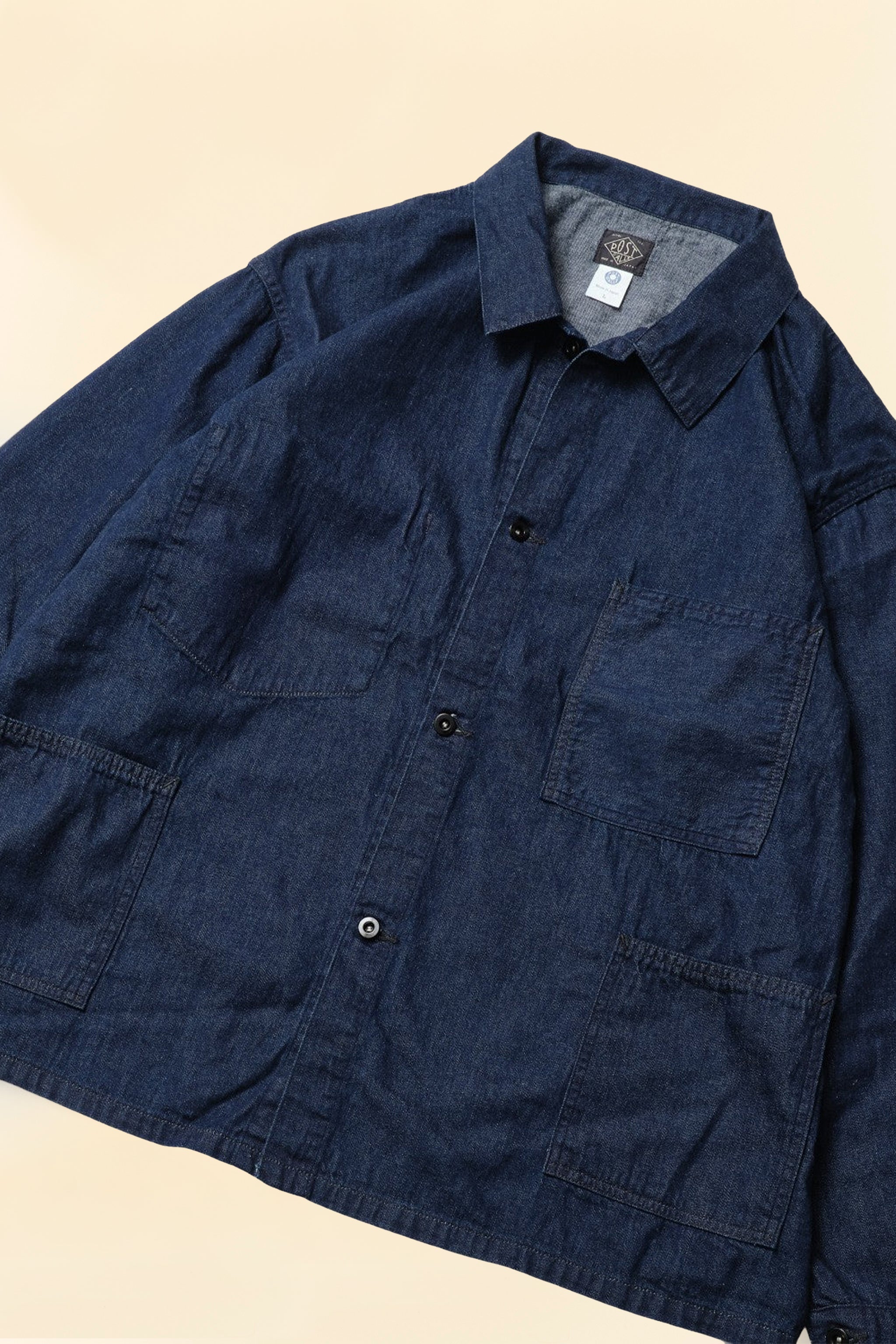 POST O'ALLS USMC 1930s Utility Jacket -  Dark Indigo
