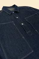 TCB Jeans Catface Pullover Shirt - Indigo
