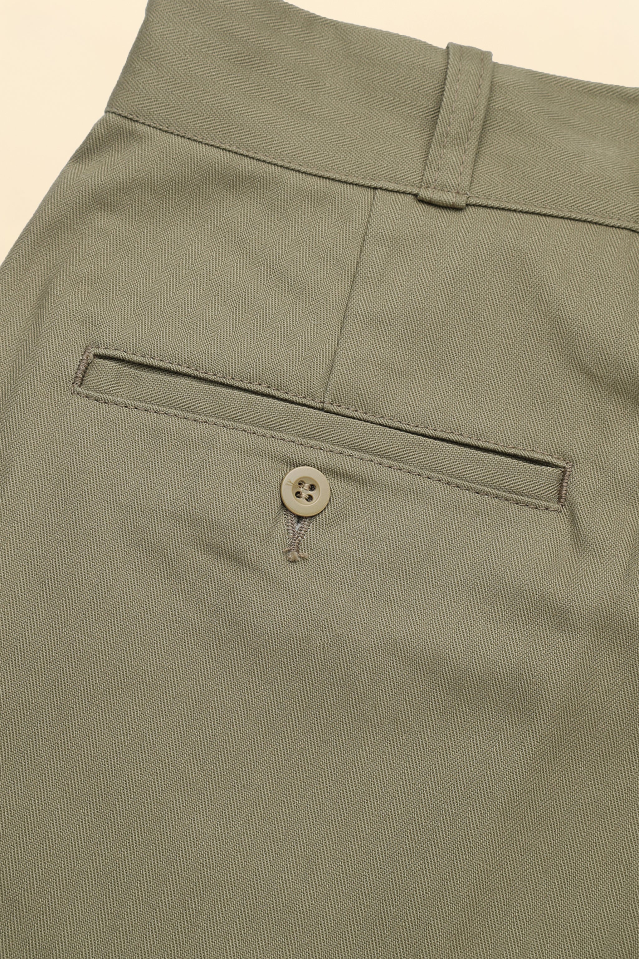 Wearmasters Lot.720 Heritage Trousers / US Navy Herringbone -Khaki