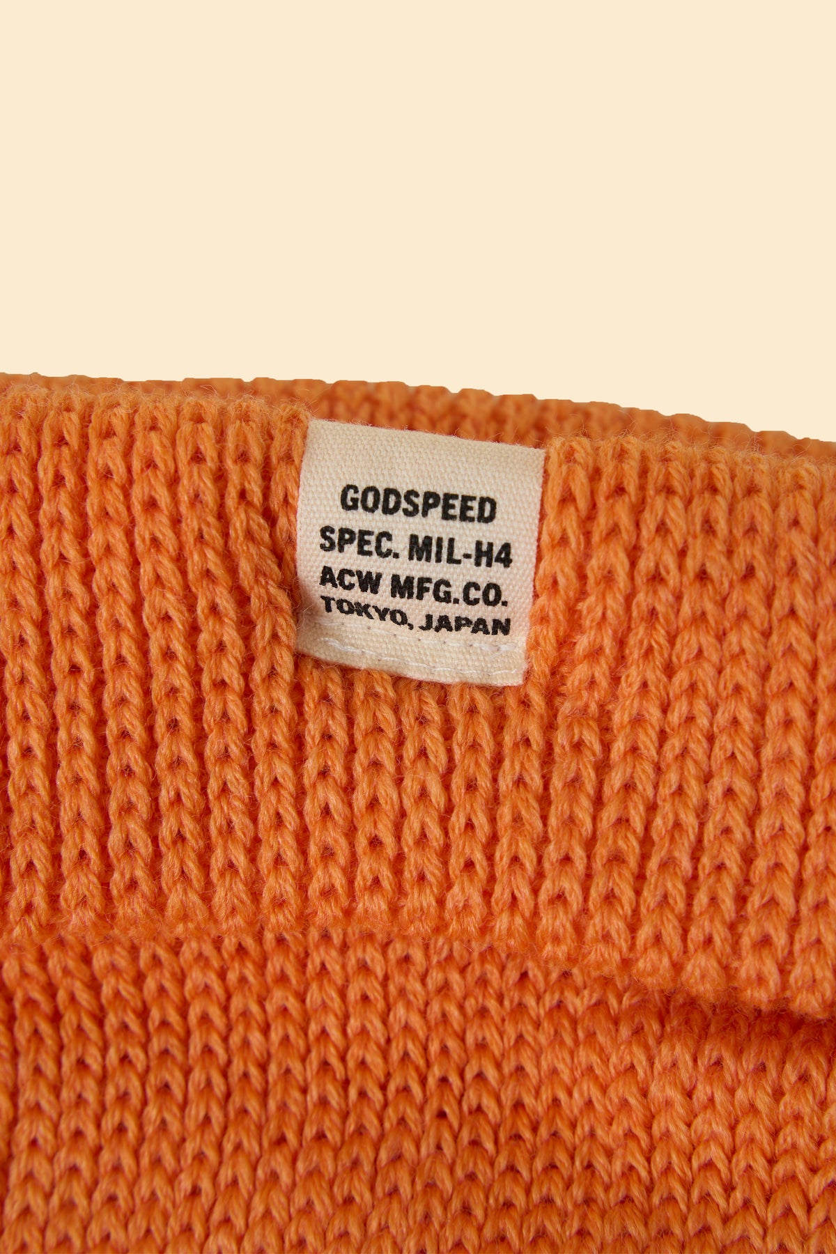 Godspeed MIL-H4 Watch Cap - Safety Orange